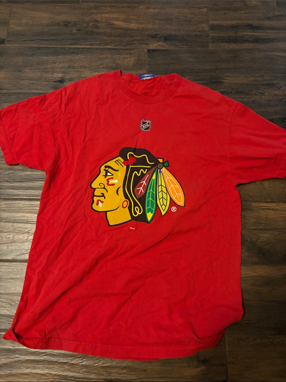 Chicago Blackhawks Red Short-Sleeve Graphic Tee